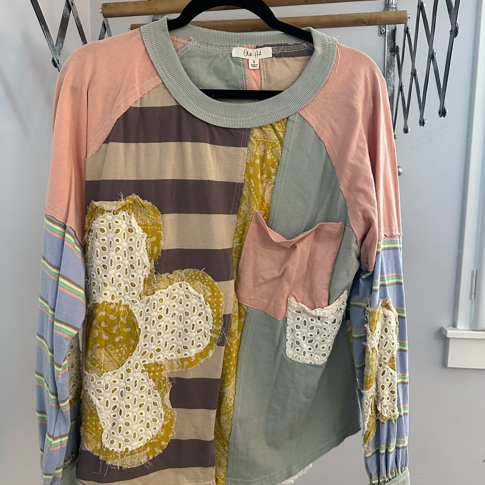 Long Sleeve Top With Different Patterns. Free Peo… - image 1